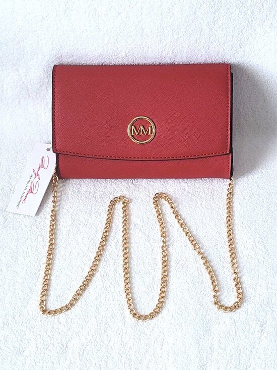 Marilyn Monroe Handbags - Marilyn Monroe Lipstick Red Clutch Purse